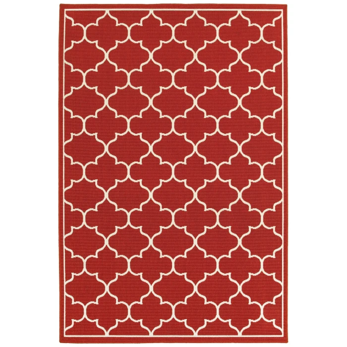 Oriental Weavers Area Rug Meridian 1295R Red 1'10" X  2'10"