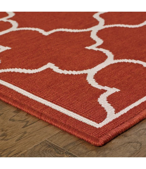 Oriental Weavers Area Rug Meridian 1295R Red 8' 6" X 13' 0"