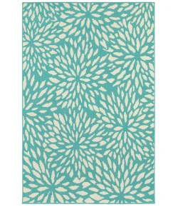 Oriental Weavers Meridian 1506L Blue/ Ivory Area Rug 8 ft. 6 in. X 13 ft. 0 in. Rectangle