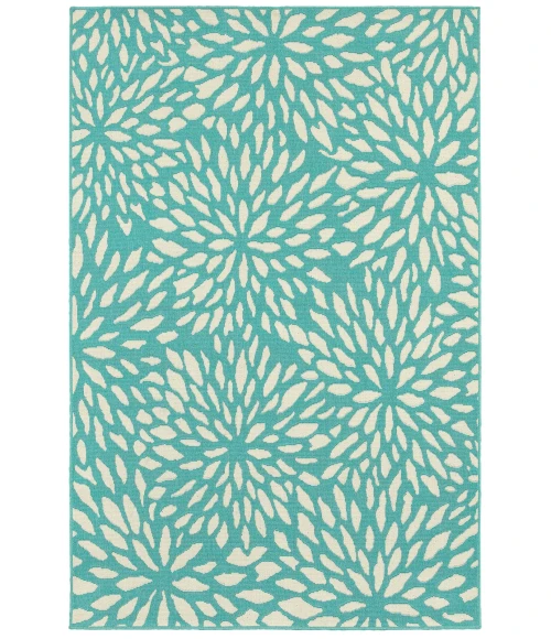 Oriental Weavers Area Rug Meridian 1506L Blue 8' 6" X 13' 0"