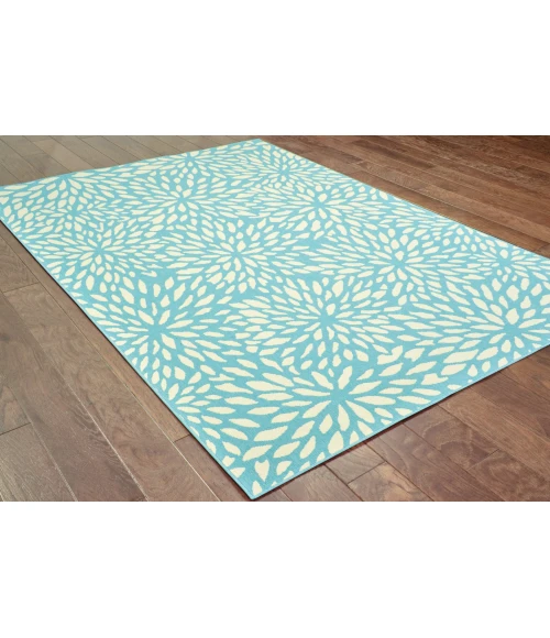 Oriental Weavers Area Rug Meridian 1506L Blue 8' 6" X 13' 0"