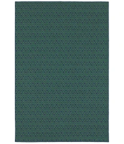 Oriental Weavers Meridian 1634Q Navy/ Green Area Rug 8 ft. 6 in. X 13 ft. 0 in. Rectangle