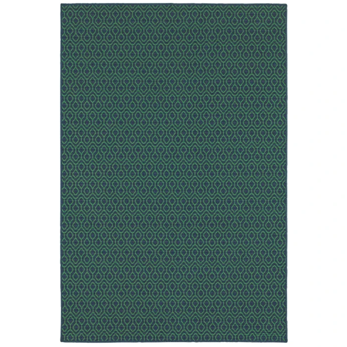 Oriental Weavers Area Rug Meridian 1634Q Navy 5' 3" X  7' 6"