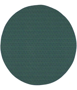 Oriental Weavers Meridian 1634Q Navy/ Green Area Rug 7 ft. 10 in. Round