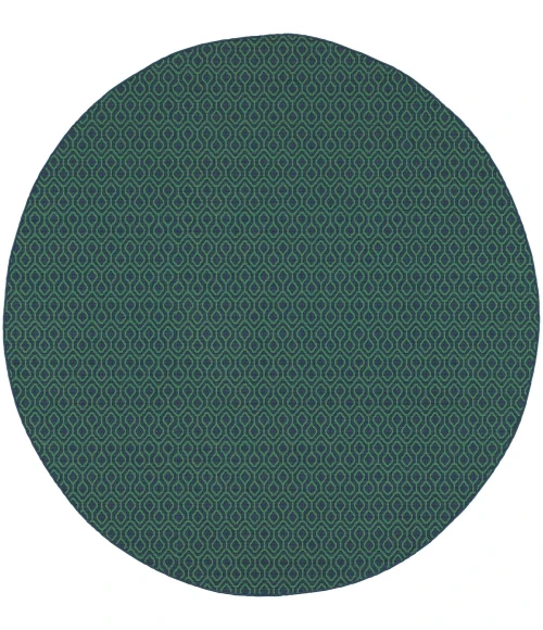 Oriental Weavers Area Rug Meridian 1634Q Navy 8' 6" X 13' 0"