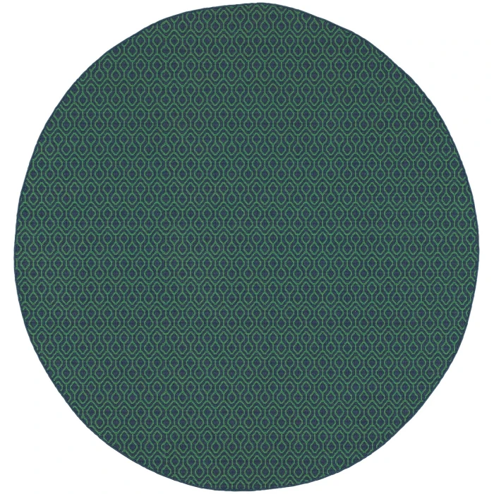Oriental Weavers Area Rug Meridian 1634Q Navy 5' 3" X  7' 6"