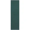 Oriental Weavers Meridian 1634Q Navy/ Green Area Rug 2 ft. 3 in. X 7 ft. 6 in. Runner