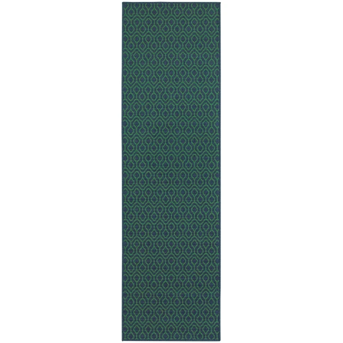 Oriental Weavers Area Rug Meridian 1634Q Navy 5' 3" X  7' 6"