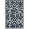 Oriental Weavers Meridian 2205B Navy/ Ivory Area Rug 8 ft. 6 in. X 13 ft. 0 in. Rectangle
