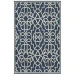 Oriental Weavers Meridian 2205B Navy/ Ivory Area Rug 1 ft. 10 in. X 2 ft. 10 in. Rectangle