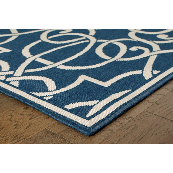 Oriental Weavers Area Rug Meridian 2205B Navy 7'10"