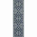 Oriental Weavers Meridian 2205B Navy/ Ivory Area Rug 2 ft. 3 in. X 7 ft. 6 in. Runner