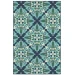Oriental Weavers Meridian 2206B Blue/ Green Area Rug 1 ft. 10 in. X 2 ft. 10 in. Rectangle
