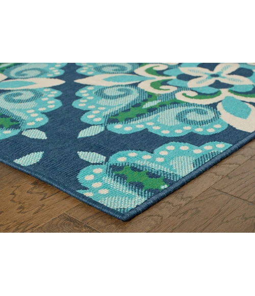 Oriental Weavers Area Rug Meridian 2206B Blue 7'10"