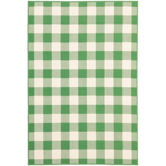 Oriental Weavers Area Rug Meridian 2598G Green 5' 3" X  7' 6"