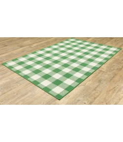 Oriental Weavers Meridian 2598G Green/ Ivory Area Rug 8 ft. 6 in. X 13 ft. 0 in. Rectangle