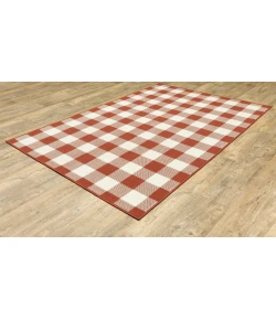 Oriental Weavers Meridian 2598R Red/ Ivory Area Rug 8 ft. 6 in. X 13 ft. 0 in. Rectangle
