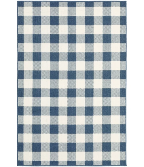 Oriental Weavers Area Rug Meridian 2598V Blue 5' 3" X  7' 6"