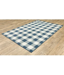 Oriental Weavers Meridian 2598V Blue/ Ivory Area Rug 5 ft. 3 in. X 7 ft. 6 in. Rectangle