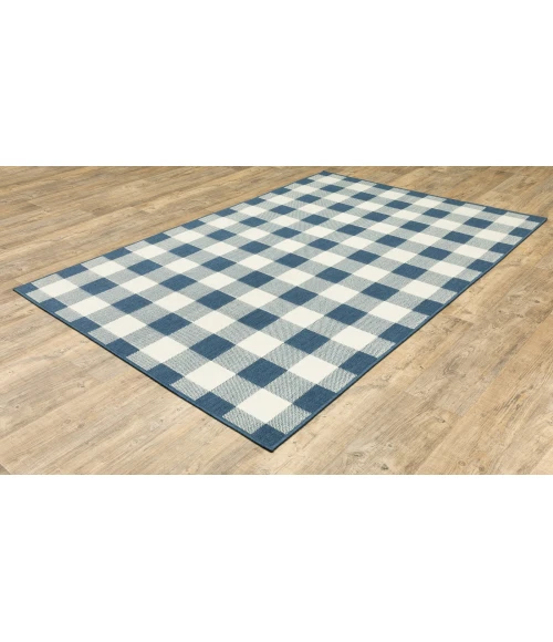 Oriental Weavers Area Rug Meridian 2598V Blue 5' 3" X  7' 6"