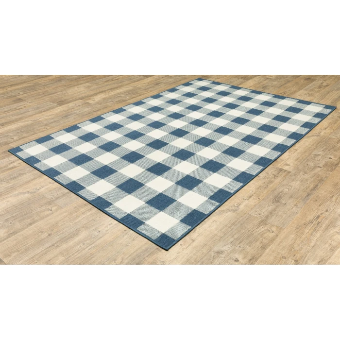 Oriental Weavers Area Rug Meridian 2598V Blue 6' 7" X  9' 6"