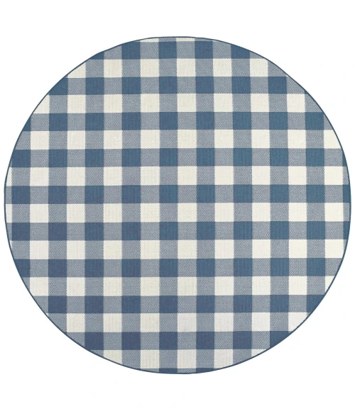 Oriental Weavers Area Rug Meridian 2598V Blue 5' 3" X  7' 6"