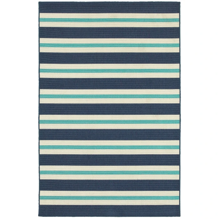Oriental Weavers Area Rug Meridian 5701B Blue 5' 3" X  7' 6"
