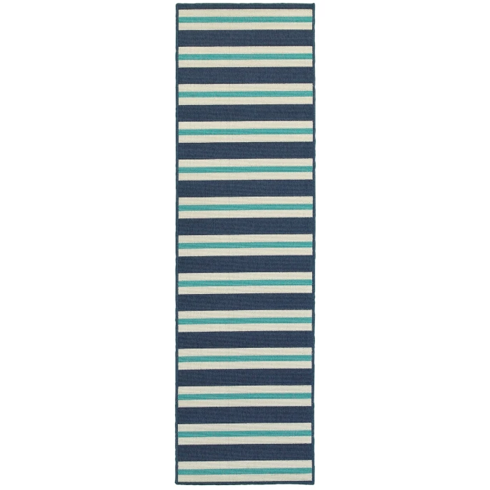 Oriental Weavers Area Rug Meridian 5701B Blue 2' 3" X  7' 6" Runner