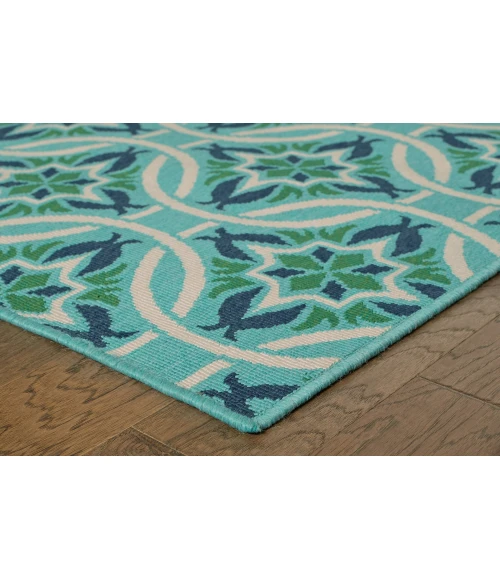 Oriental Weavers Area Rug Meridian 5868L Blue 8' 6" X 13' 0"