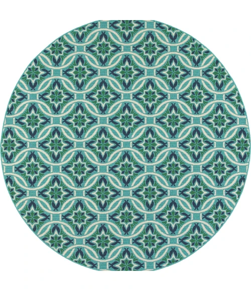 Oriental Weavers Area Rug Meridian 5868L Blue 8' 6" X 13' 0"