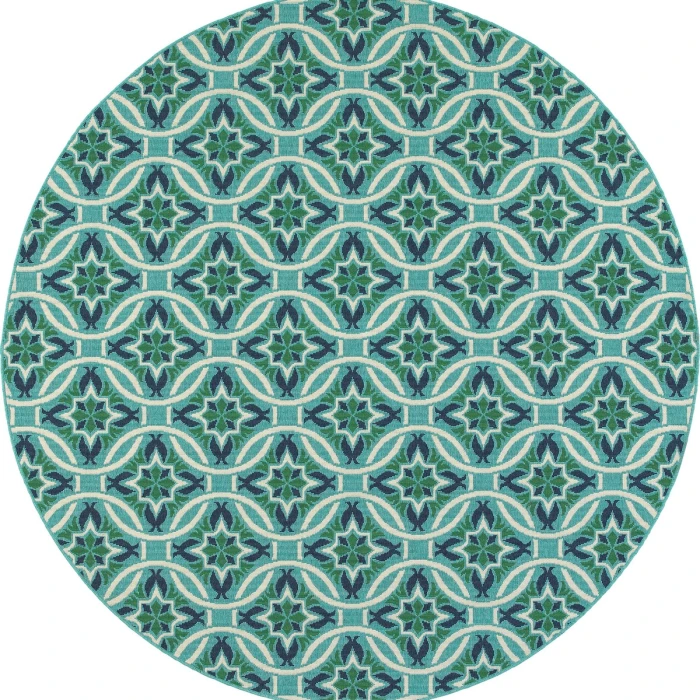 Oriental Weavers Area Rug Meridian 5868L Blue 7'10"
