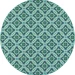 Oriental Weavers Meridian 5868L Blue/ Green Area Rug 7 ft. 10 in. Round