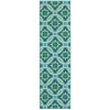 Oriental Weavers Meridian 5868L Blue/ Green Area Rug 2 ft. 3 in. X 7 ft. 6 in. Runner