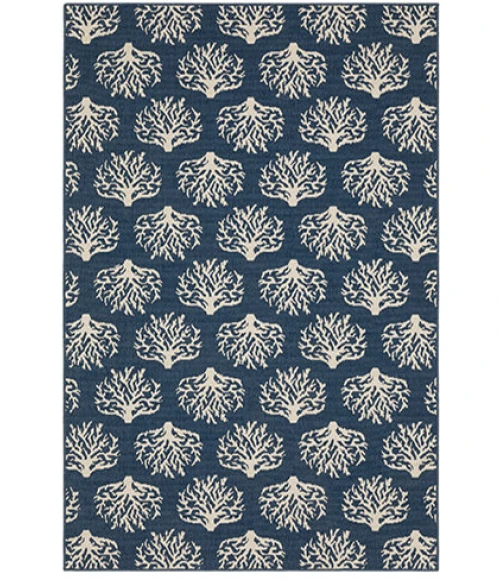 Oriental Weavers MERIDIAN Blue 7420A 5ft. 3in. X 7ft. 6in. Rect. Rug