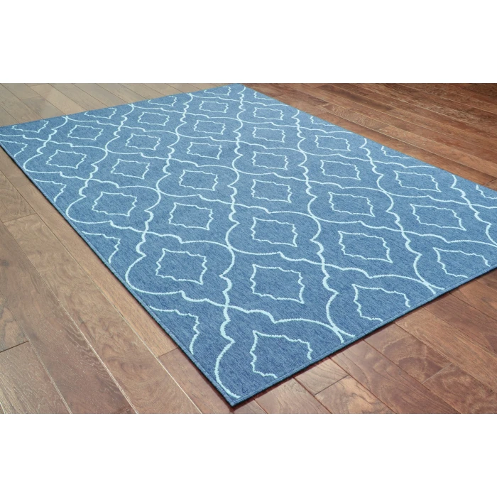 Oriental Weavers Area Rug Meridian 7541B Navy 5' 3" X  7' 6"