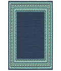 Oriental Weavers Area Rug Meridian 9650B Navy 8' 6" X 13' 0"