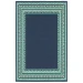 Oriental Weavers Meridian 9650B Navy/ Green Area Rug 1 ft. 10 in. X 2 ft. 10 in. Rectangle