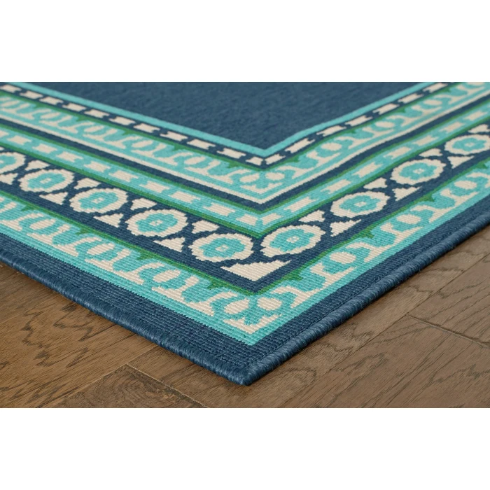 Oriental Weavers Area Rug Meridian 9650B Navy 2' 3" X  7' 6" Runner