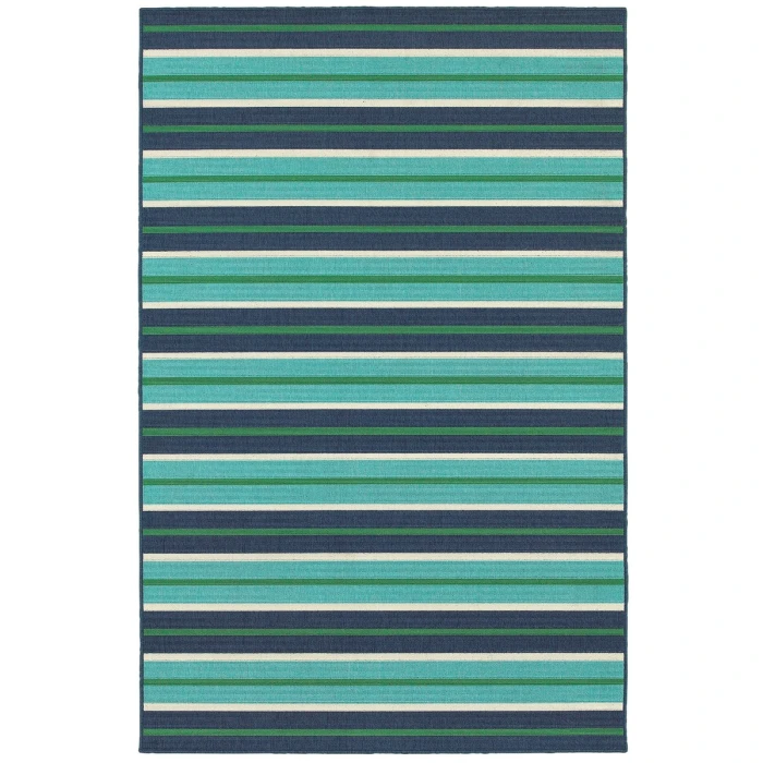 Oriental Weavers Area Rug Meridian 9652F Blue 7'10" X 10'10"