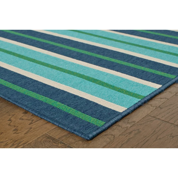 Oriental Weavers Area Rug Meridian 9652F Blue 7'10" X 10'10"