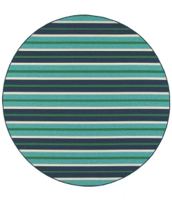 Oriental Weavers Meridian 9652F Blue/ Green Area Rug 7 ft. 10 in. X 10 ft. 10 in. Rectangle