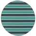 Oriental Weavers Meridian 9652F Blue/ Green Area Rug 7 ft. 10 in. Round
