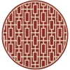 Oriental Weavers Meridian 9754R Red/ Ivory Area Rug 7 ft. 10 in. Round
