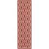 Oriental Weavers Meridian 9754R Red/ Ivory Area Rug 2 ft. 3 in. X 7 ft. 6 in. Runner