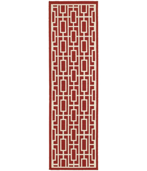 Oriental Weavers Area Rug Meridian 9754R Red 8' 6" X 13' 0"