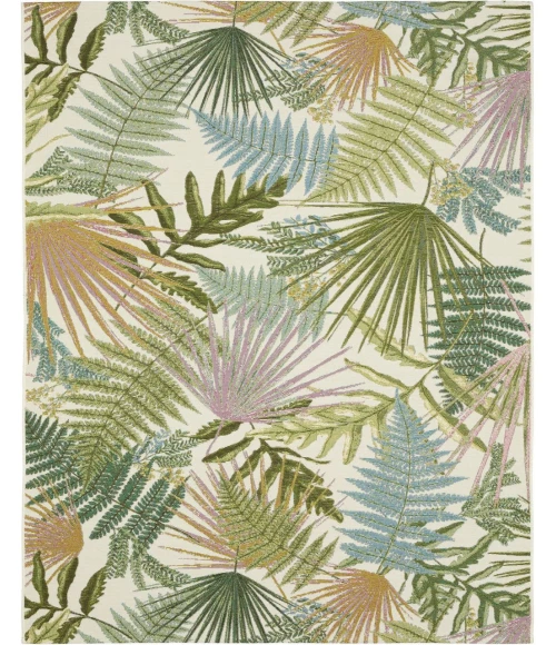 Oriental Weavers NAPLES 1091x Green/Ivory Rug 6'7X9'4