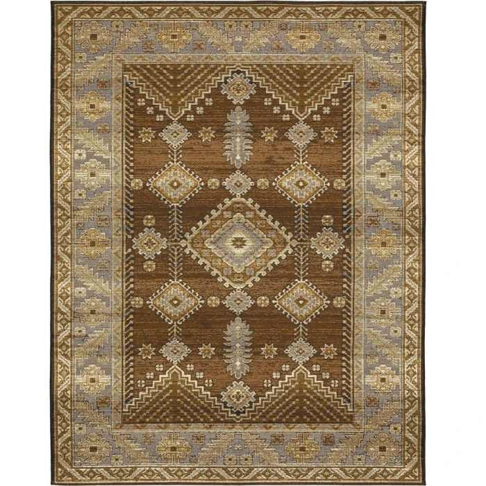 Oriental Weavers NAPLES 1441X Brown 9'10X12'10
