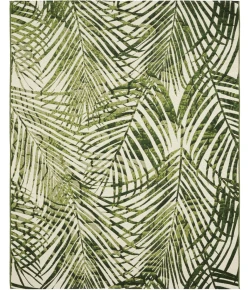 Oriental Weavers Naples 1572X Green/ Ivory 6 Ft. 7 In. X 9 Ft. 4 In. Rectangle Rug