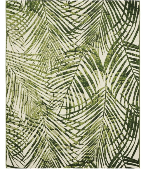 Oriental Weavers NAPLES 1572x Green/Ivory Rug 6'7X9'4