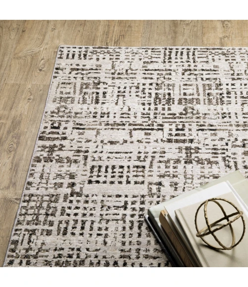 Oriental Weavers Area Rug Nebulous 2060W Ivory 6' 7" X  9' 6"